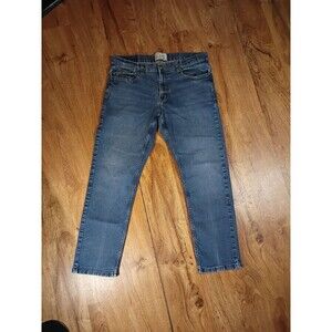 Luke & Dutch Men's 36x30 Medium Blue Stretch Denim Jeans